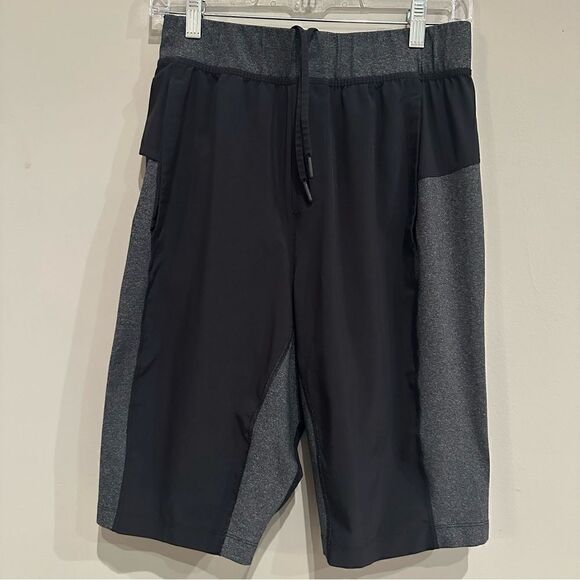 LULULEMON Shorts Mens Size Small Long Athletic Gym Casual Colorblock 11” - Picture 1 of 6